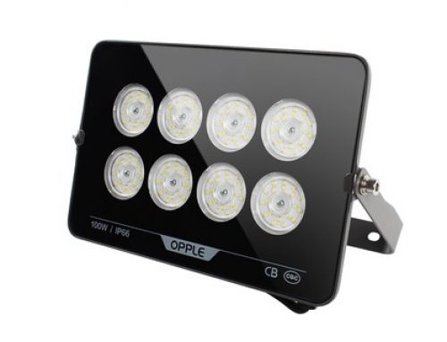 OPPLE欧普熠辉LED投光灯50W100W200W超亮户外防水广告招牌室外庭院照明
